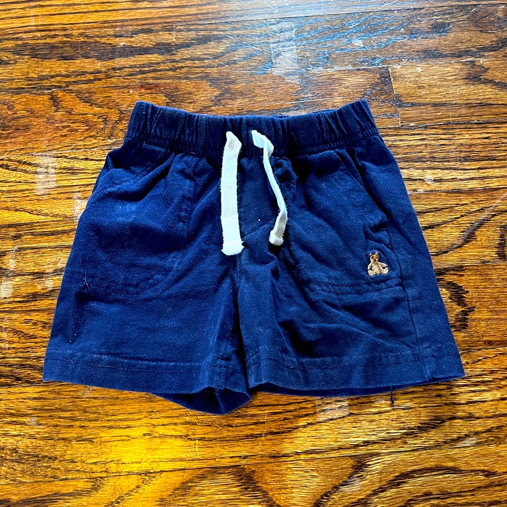 Navy blue Baby Gap shorts, size 18-24mo